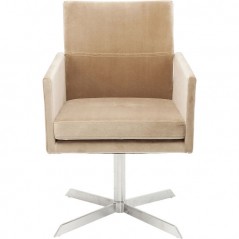 Swivel Arm Chair Dialog Beige